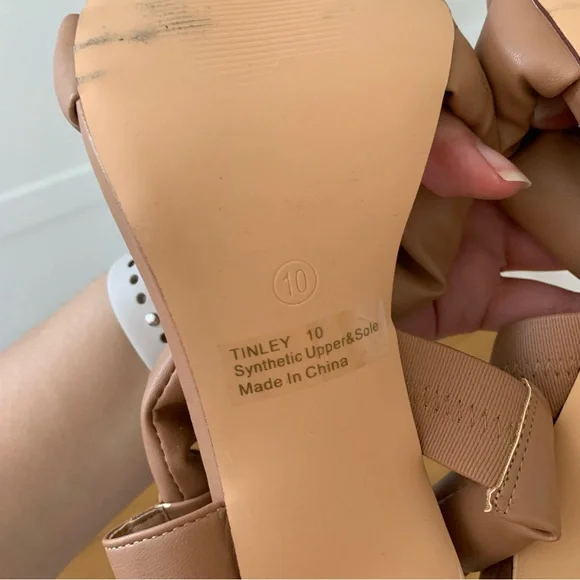 Lemon Drop by Priviledge Mauve Pink 4.5” Block Heel Square Toe Size 10 - Picture 6 of 9